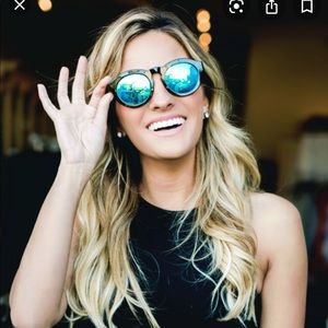 Diff Dime 2 Tortoise Frame Blue Mirror Lens